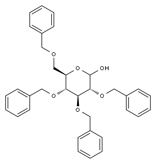 2,3,4,6-テトラ-O-ベンジル-D-グルコピラノース CAS#4132-28-9