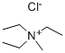 Triethylmethylammonium chloride CAS#10052-47-8