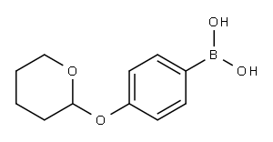 Acide 4-(2-tétrahydropyranyloxy)phénylboronique CAS#182281-01-2