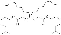 diisooctyl 2,2'-[(dioctylstannylene)bis(thio)]diacetateCAS#26401-97-8